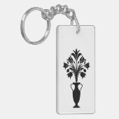 Boho Mid Century Flower Pot キーホルダー (正面左)