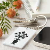 Boho Mid Century Flower Pot キーホルダー (正面右)