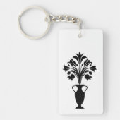 Boho Mid Century Flower Pot キーホルダー (正面)