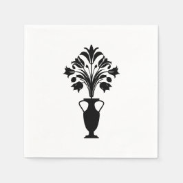 Boho Mid Century Flower Pot スタンダードカクテルナプキン