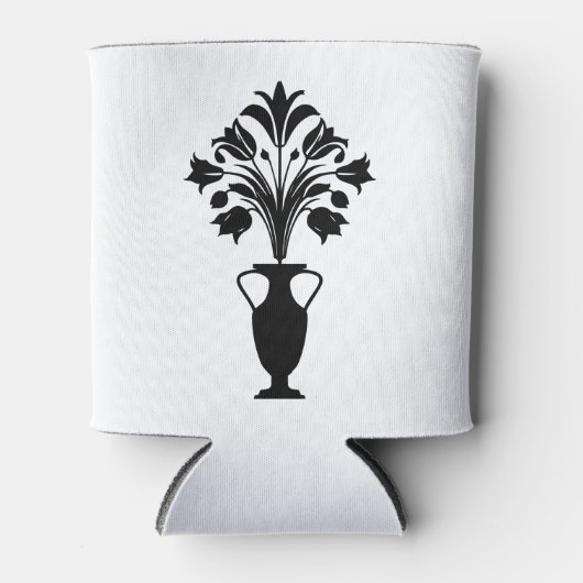 Boho Mid Century Flower Pot 缶クーラー (正面)