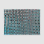 Boho Millefioriのモザイク抽象芸術のターコイズのオレンジ 薄葉紙 (正面)