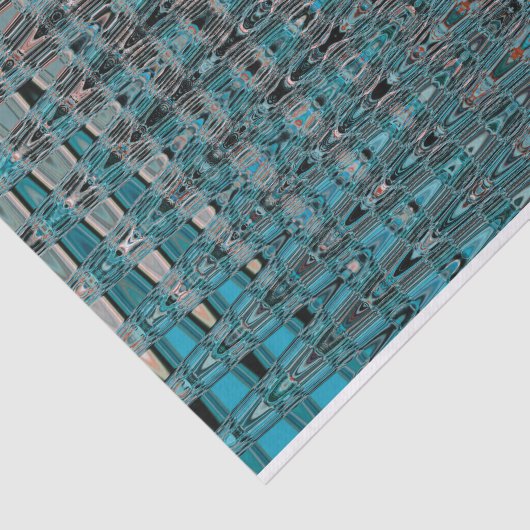 Boho Millefioriのモザイク抽象芸術のターコイズのオレンジ 薄葉紙 (詳細)