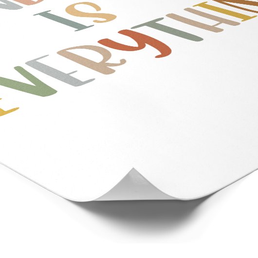 Boho Mindset Is Everything poster ポスター (角)