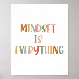 Boho Mindset Is Everything poster ポスター