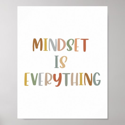 Boho Mindset Is Everything poster ポスター (正面)