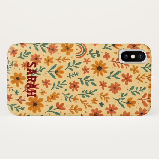 Boho Mini Floral Case-Mate iPhoneケース (裏面(横))