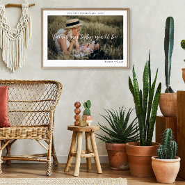 Boho Minimalist 1写真 | First Mother's Day ポスター