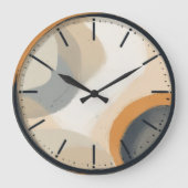 Boho Minimalist Designer Wall Clock ラージ壁時計 (正面)