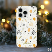 Boho Minimalist Nature Pattern - Abstract Pastel iPhoneケース