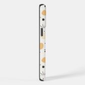 Boho Minimalist Nature Pattern - Abstract Pastel iPhoneケース (右側面)