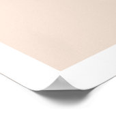 Boho Minimalist Vasesの結婚Welcome Sign Poster ポスター (角)