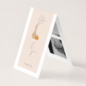 Boho Minimalist Vasesフォトストリップ折り畳みブックマーク (正面)