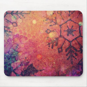Boho Mixed Media抽象芸術by Angelandspot マウスパッド