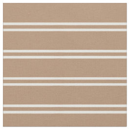 Boho Modern Gender Neutral Striped Simple Brown ファブリック