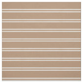 Boho Modern Gender Neutral Striped Simple Brown ファブリック (見本)