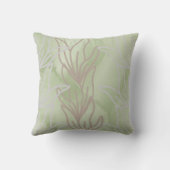 Boho modern geometric wallpaper クッション (裏面)