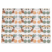 Boho modern geometric wallpaper ラージペーパーバッグ (正面)