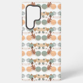 Boho modern geometric wallpaper samsung galaxyケース (裏面)