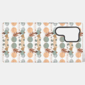 Boho modern geometric wallpaper samsung galaxyケース (裏面横)