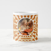 Boho Mom最高のが未パーソナライズされた時に写真を撮る ジャンボコーヒーマグカップ (正面)