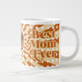 Boho Mom最高のが未パーソナライズされた時に写真を撮る ジャンボコーヒーマグカップ (右)