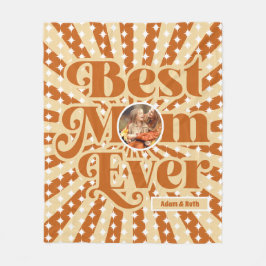 Boho Mom最高のが未パーソナライズされた時に写真を撮る フリースブランケット