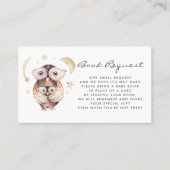 Boho Mommyとベビーフイルズ予約リクエストカード 名刺 (正面)