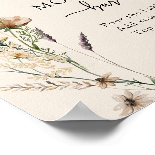 Boho Momosaバー ポスター (角)