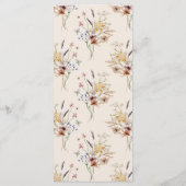 Boho Monogramメニュー メニュー (裏面)