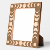 Boho Moon Phase Celestial Engraved Frame レーザー彫刻フレーム (左)
