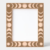 Boho Moon Phase Celestial Engraved Frame レーザー彫刻フレーム (正面)