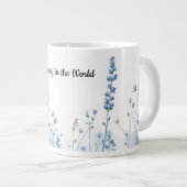 Boho Mummy’s Wildflowers Floral Aesthetic ジャンボコーヒーマグカップ (正面右)