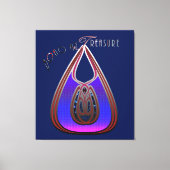 Boho My Treasure キャンバスプリント (正面)