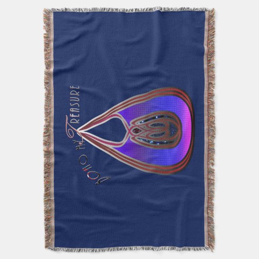 Boho My Treasure スローブランケット (正面縦)