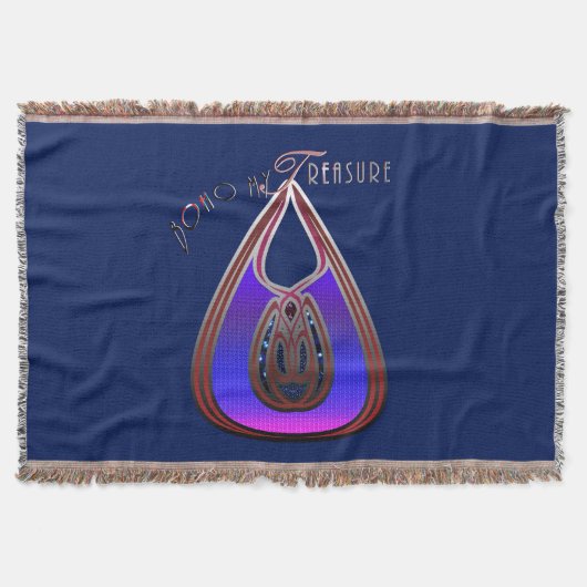 Boho My Treasure スローブランケット (正面)