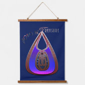 Boho My Treasure 吊り下げ型タペストリー (正面)