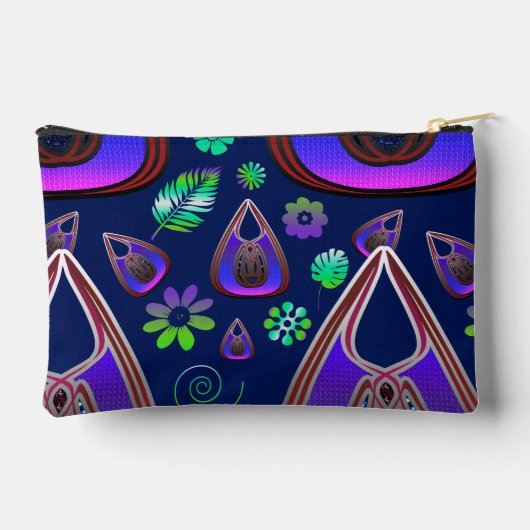 Boho My Treasure 0 Pattern アクセサリーポーチ (裏面)