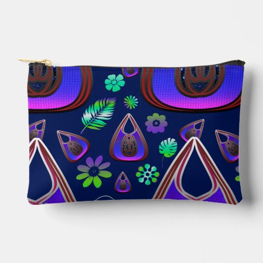 Boho My Treasure 0 Pattern アクセサリーポーチ (正面)