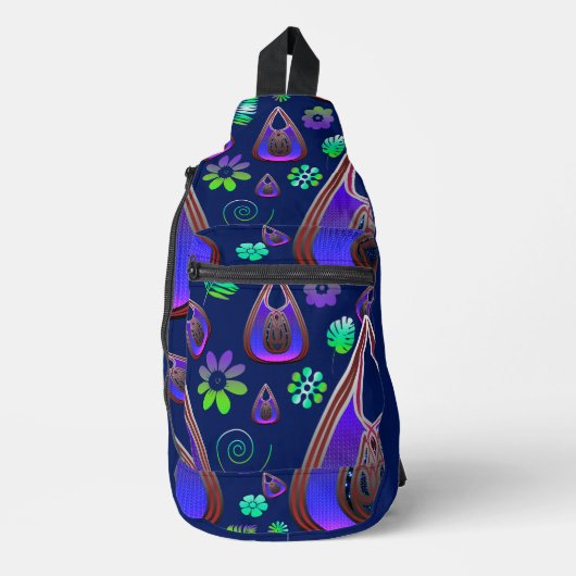 Boho My Treasure 0 Pattern スリングバッグ (正面)