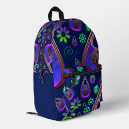 Boho My Treasure 0 Pattern プリントバックパック