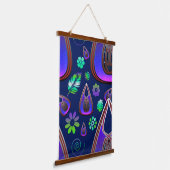Boho My Treasure 0 Pattern 吊り下げ型タペストリー (傾斜あり)