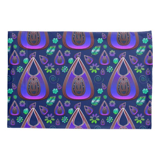 Boho My Treasure 0 Pattern 枕カバー (裏面)