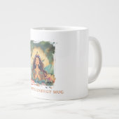 Boho Mystic Energy Spiritual Woman Custom ジャンボコーヒーマグカップ (正面右)