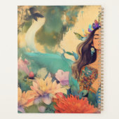 Boho Mystic Spiritual Woman Illustration  プランナー手帳 (裏面)