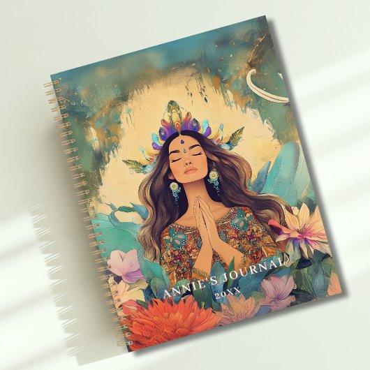 Boho Mystic Spiritual Woman Illustration  プランナー手帳