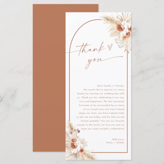 Boho Napkin 結婚ありがとう (正面/裏面)