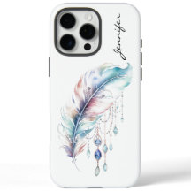 Boho Native Spirit Watercolor Feather 