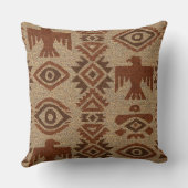Boho Navajo Tribal クッション (裏面)