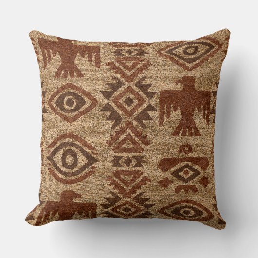 Boho Navajo Tribal クッション (正面)
